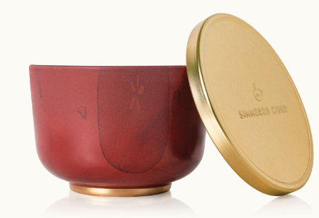 Thymes Tin Candle Gold Lid- Simmered Cider