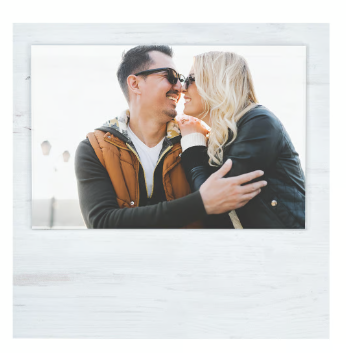 PGD White Wood 4X6 Frame