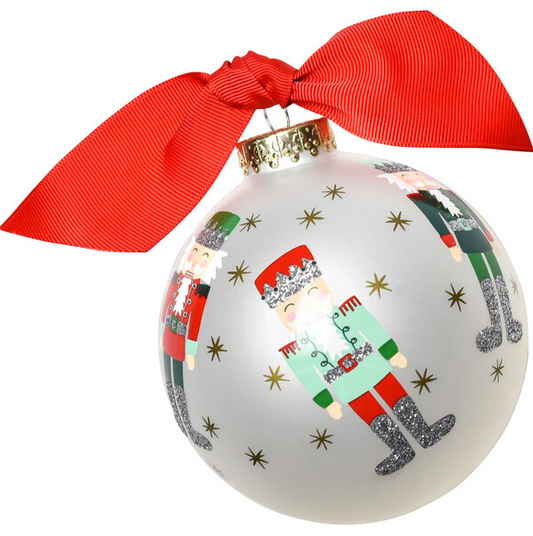 CC Glass Ornament- Nutcracker