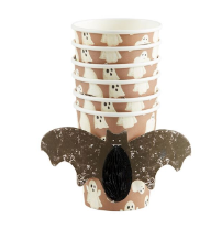 MP Bat Halloween Paper Cups