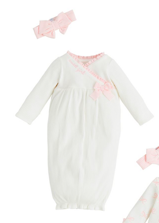 MP White Chainstitch Gown