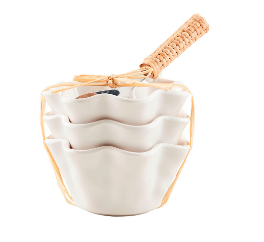 MP ruffled melamine tidbit