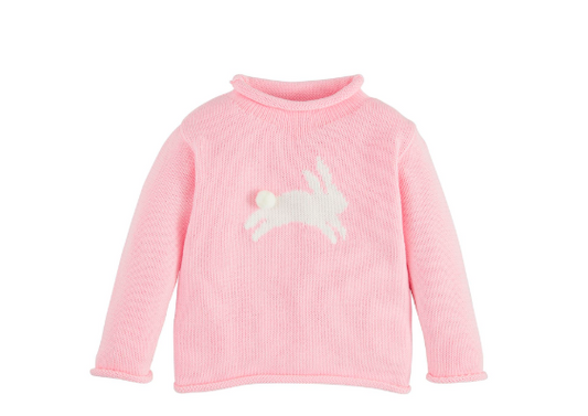 MP Pink Bunny Rollneck Sweater