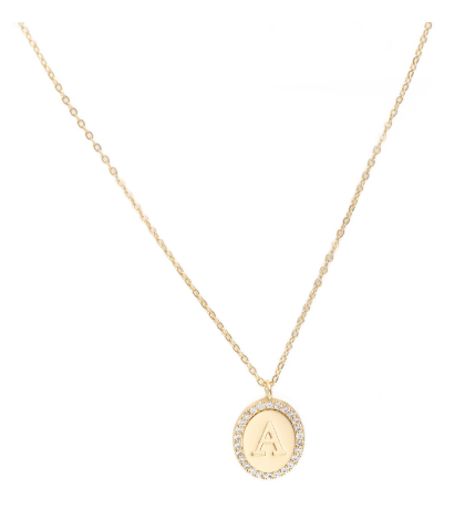 MM Initial Necklace Samantha