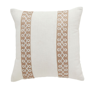 MP Square Classic Fab Trim Pillow