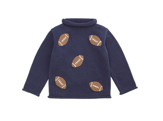 MP Mini Football Rollneck Sweater