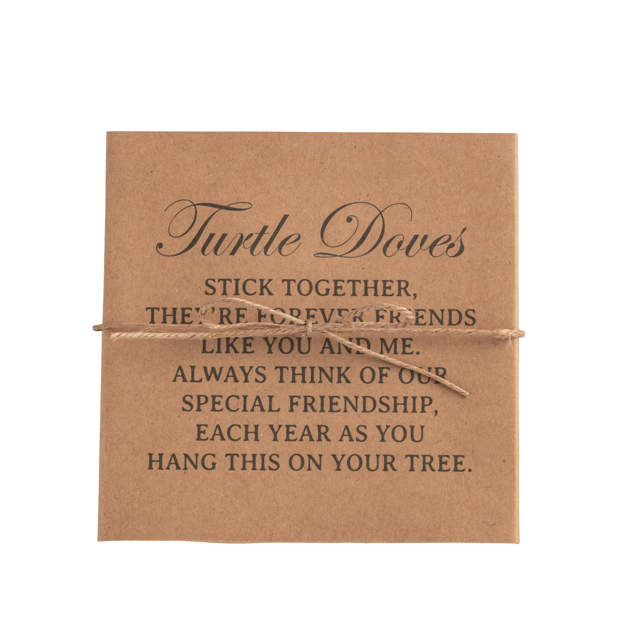 MP Boxed Turtle Dove Ornament