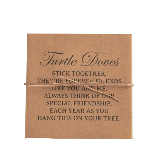 MP Boxed Turtle Dove Ornament