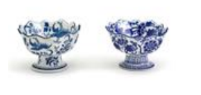 TC Scalloped Edge Footed Bowl