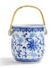 TC Blue & White Canton Cooler Bucket