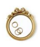 TC Round Mirror Trinket Tray