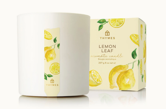 Thymes Poured Candle- Lemon Leaf