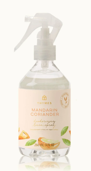 Thymes linen spray- Mandarin Coriander