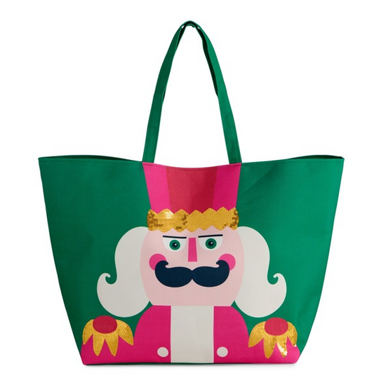 SH Green Nutcracker Tote