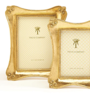 TC Gold Leaf Frame Beaded 5X7