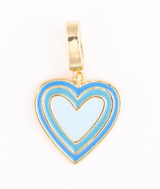MM Girl Charm Luxe Blue Heart