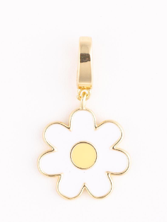 MM Charm Luxe White Flower
