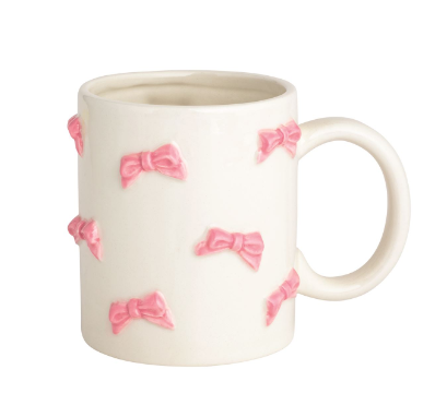 MP Pink Small Bows Mug