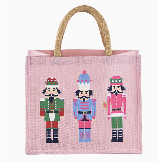TRS Nutcracker March Gift Tote Light Pink/multi
