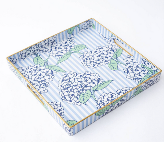 8OL Square Tray Hydrangea