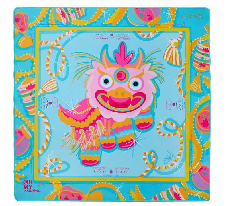 OMM Glitterville Pink Dragon Mat