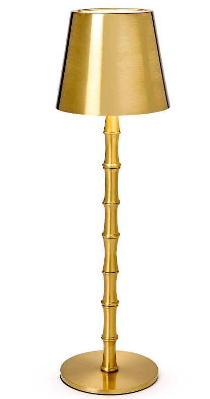 TC Gold Bamboo LED Table Lamp