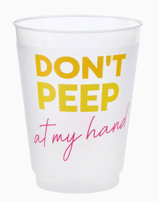 OMM Don't Peep Cups