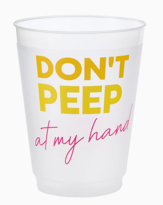 OMM Don't Peep Cups