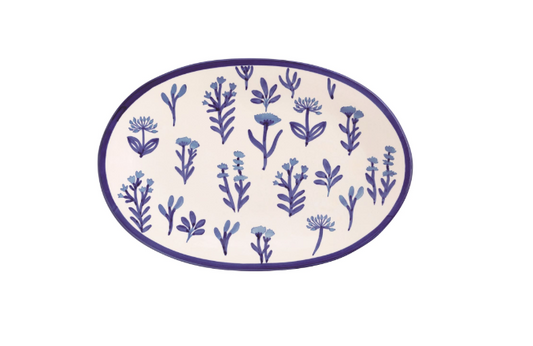 MP Blue Floral Platter