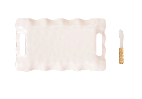 MP Ruffled Melamine Tray