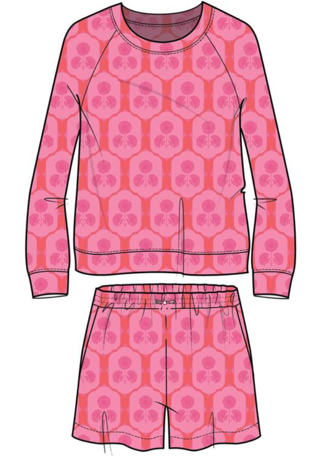 MS Annie Short Set I Pink Rosette Charm