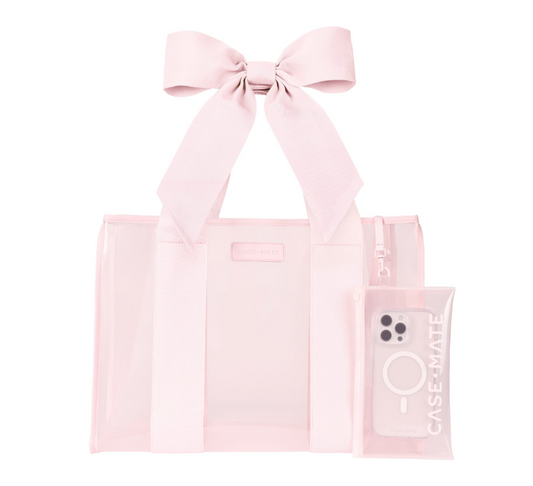 Case Mate Jelly Tote Ballet Pink Bow