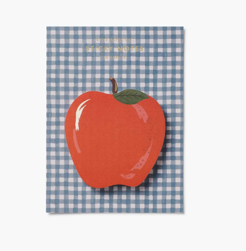 RPC Apple Gingham Sticky Notes