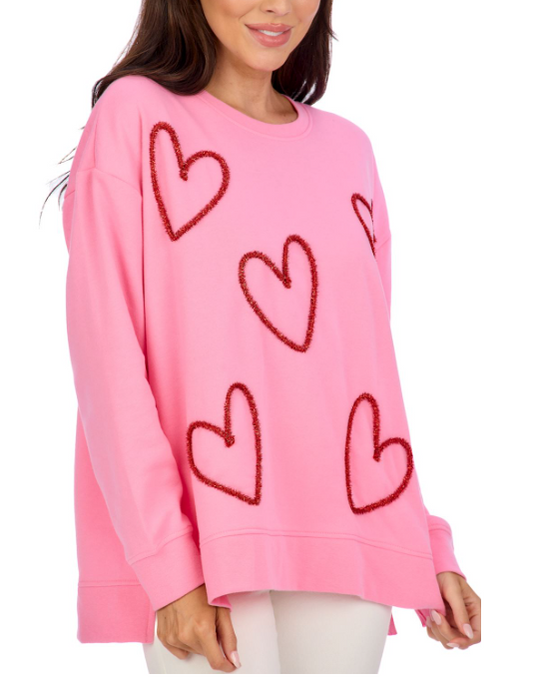 MP Valentines Sparkle Sweatshirt