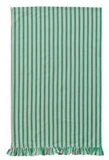 HM Cotton Printed Tea Towel (Stripped Ruffle)