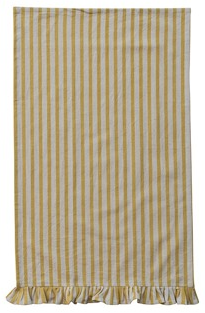HM Cotton Printed Tea Towel (Stripped Ruffle)