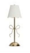 TC LED Cordless Gold Bow Lamp