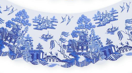 TC Chinoiserie Paper Shade Cover