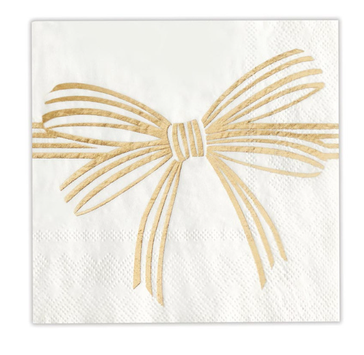 SBDS Gold Bow Napkin