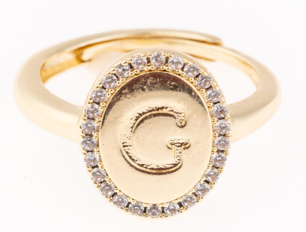 MM Samantha Initial Ring