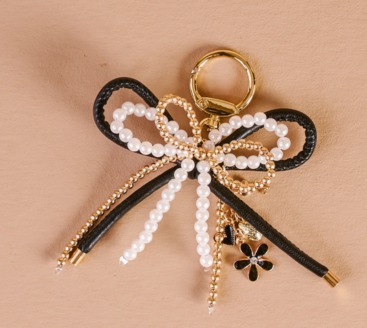 TDE Layered Bows Bag Charm