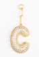 MM Heather Initial Bag Charms