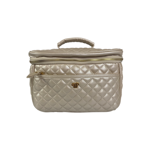 PN Train Case - Pearl Quilted