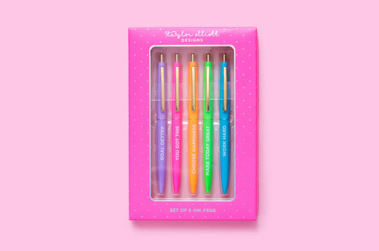 TED Motivational 5 Pen Set