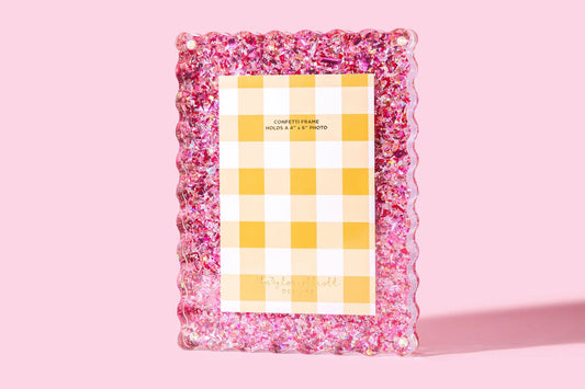 TED Pink Confetti Frame - Medium