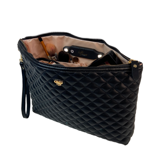 PN Litt Makeup Case - Quilted Black
