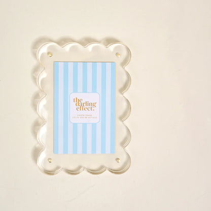 TDE Scallop Rectangle Acrylic Frame