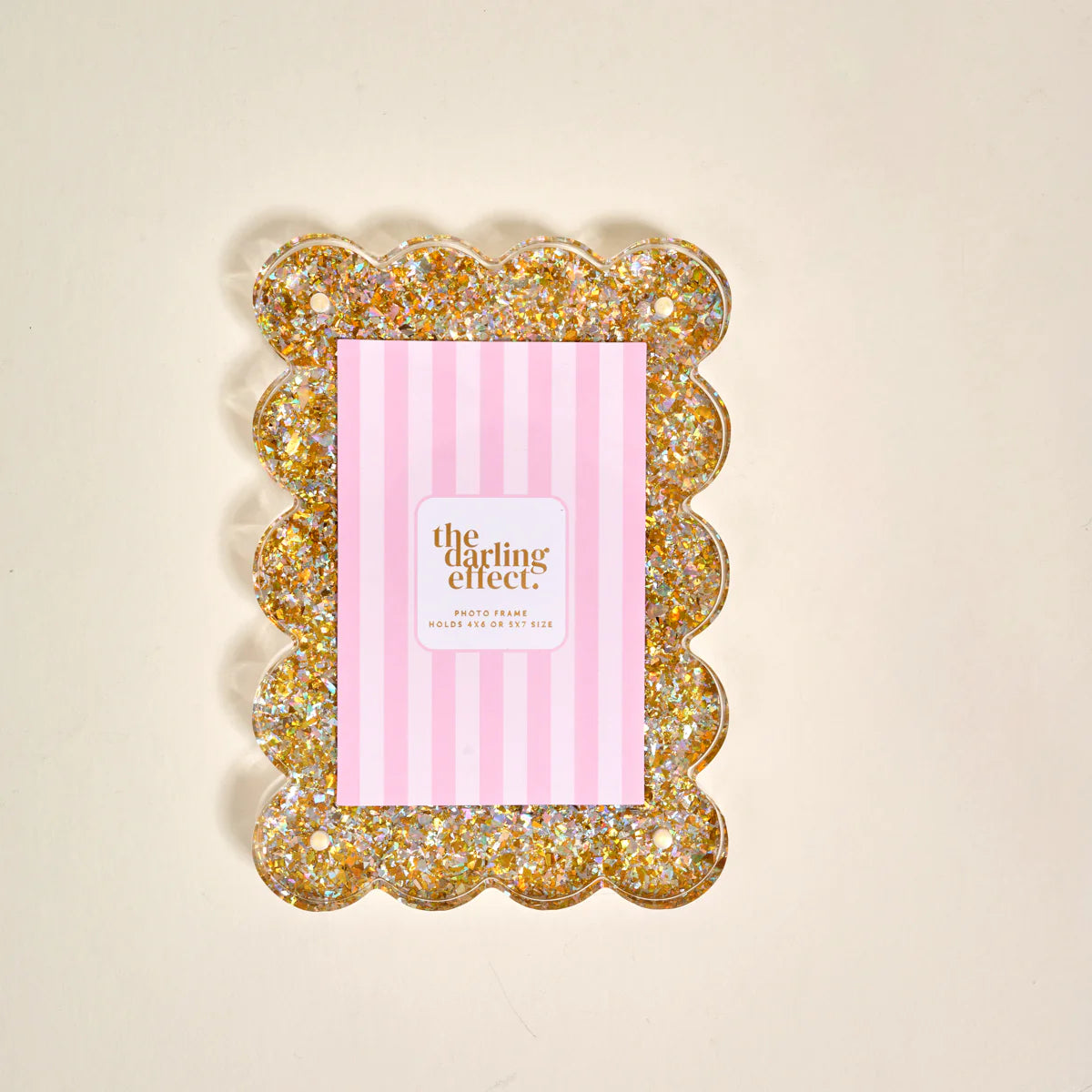 TDE Scallop Rectangle Acrylic Frame