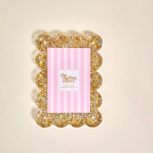TDE Scallop Rectangle Acrylic Frame