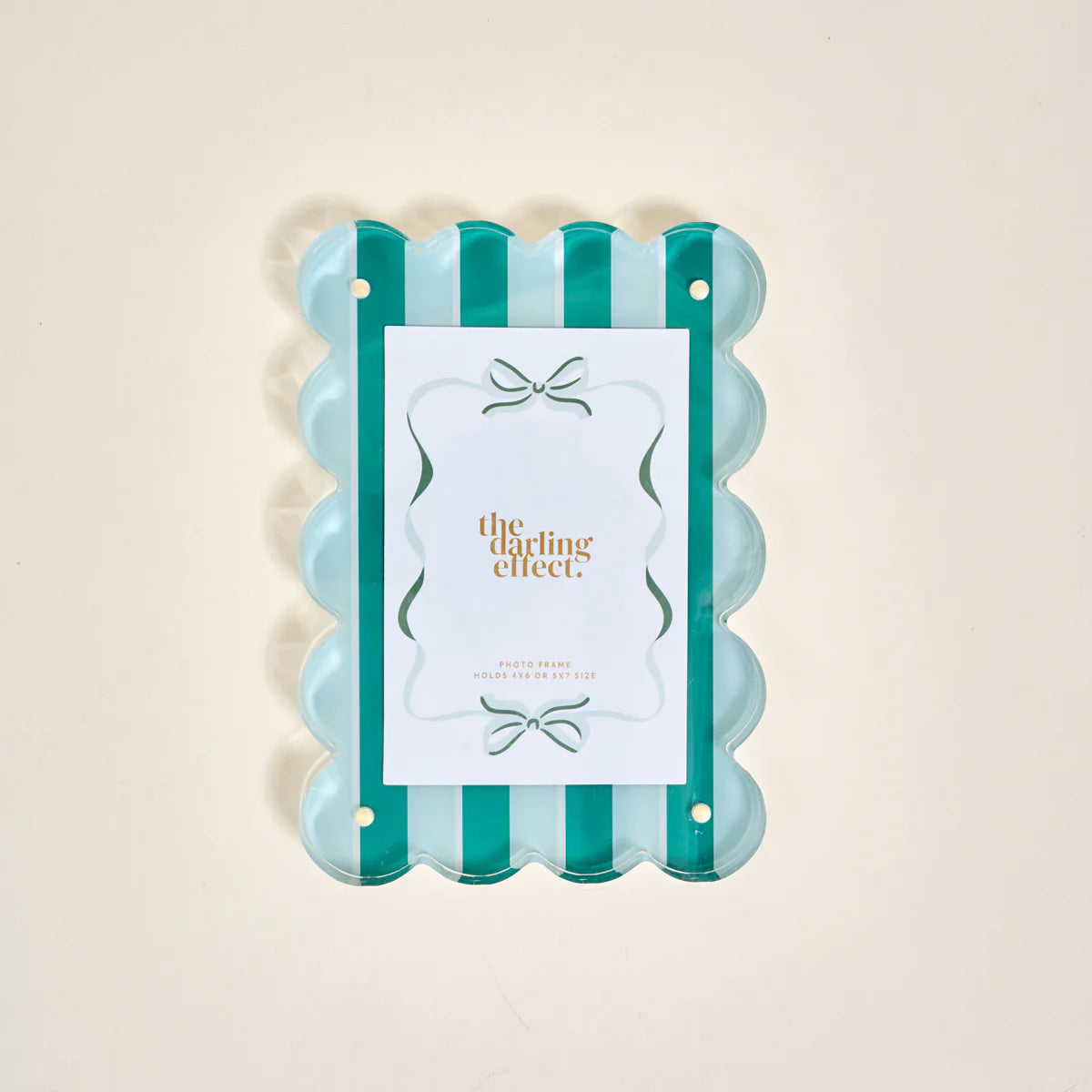 TDE Scallop Rectangle Acrylic Frame
